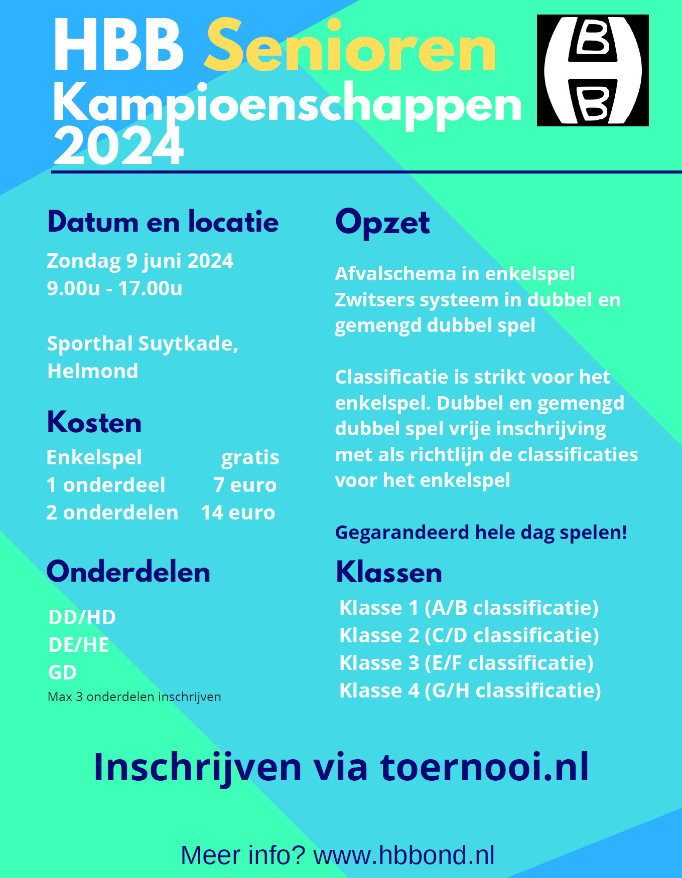 HBB senioren kampioenschappen 2024